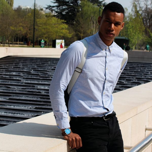 Blue Ocean - Cuir Marron Piqué – Image 2