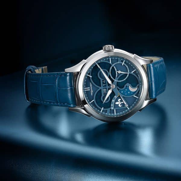 Royale Saphir,  cadran bleu Topaze, lunette acier – Image 2