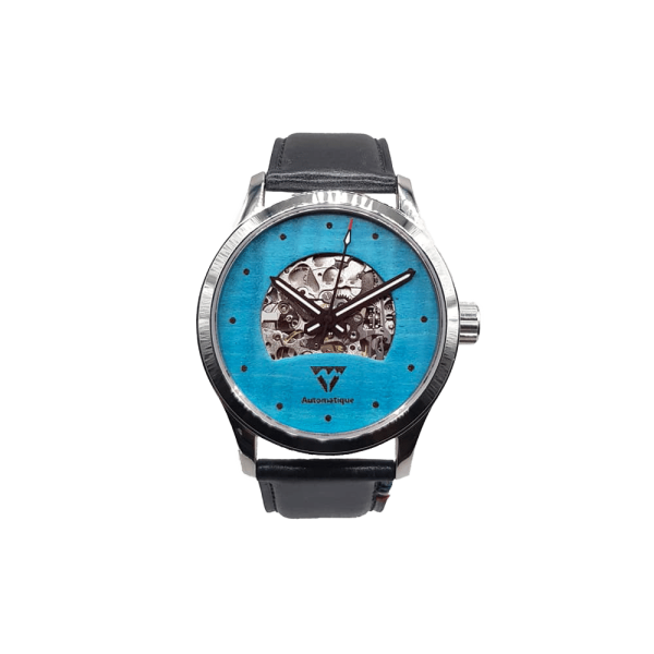 CLASSIC'AUTO Squelette - Cadran Sycomore Bleu