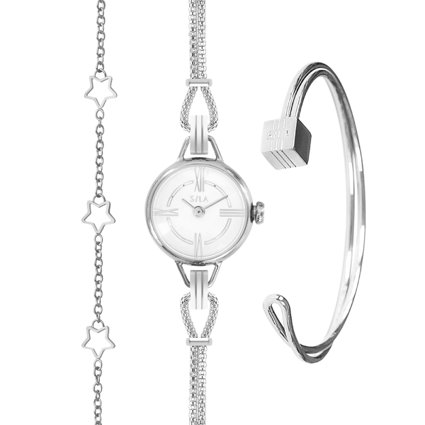Coffret parure acier