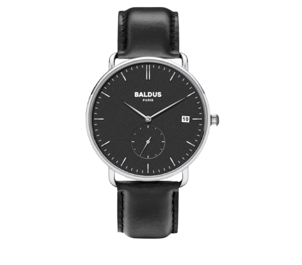 Odéon • Bracelet cuir noir